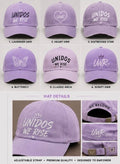 UNIDOS WE RISE HAT - LAVENDER UWR
WE BELONG. WE BUILD. WE RISE.